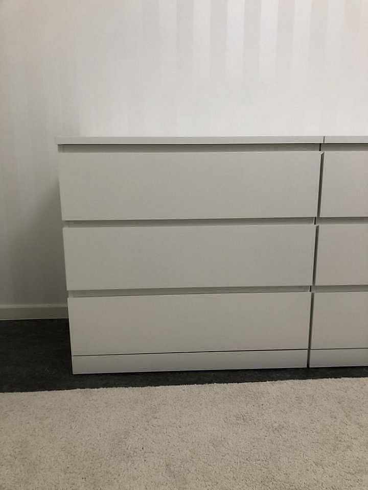 image of Malm byrå vit 1st - 