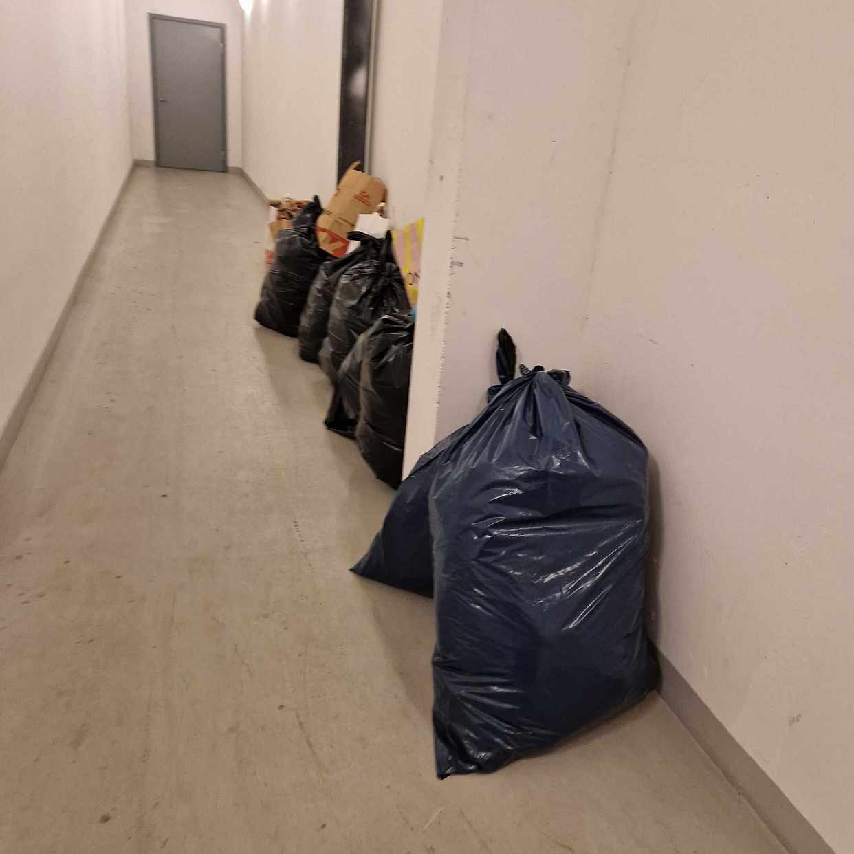 image of 5-6 bags household waste - Solna