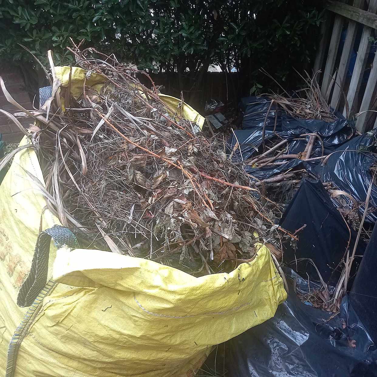 garden waste in bags London Tiptapp