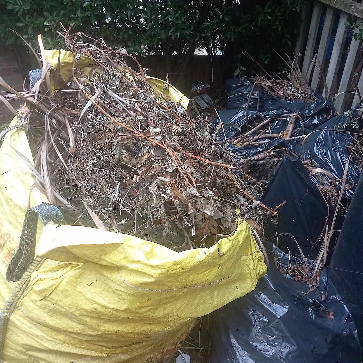 garden waste in bags London Tiptapp