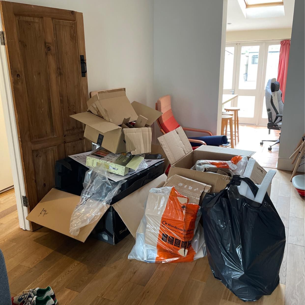 Removing Packaging waste Wandsworth Tiptapp