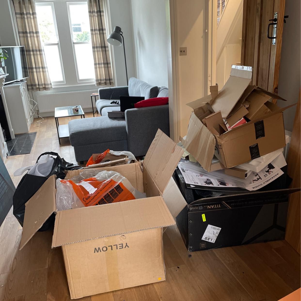 Removing Packaging waste Wandsworth Tiptapp