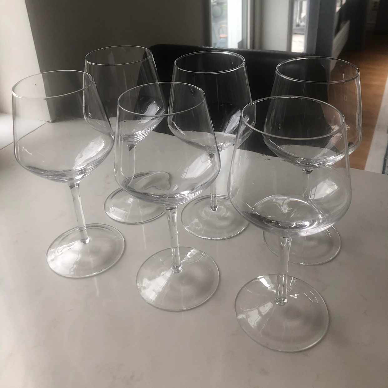 image of 6 st vinglas + 3 cocktail - Sollentuna
