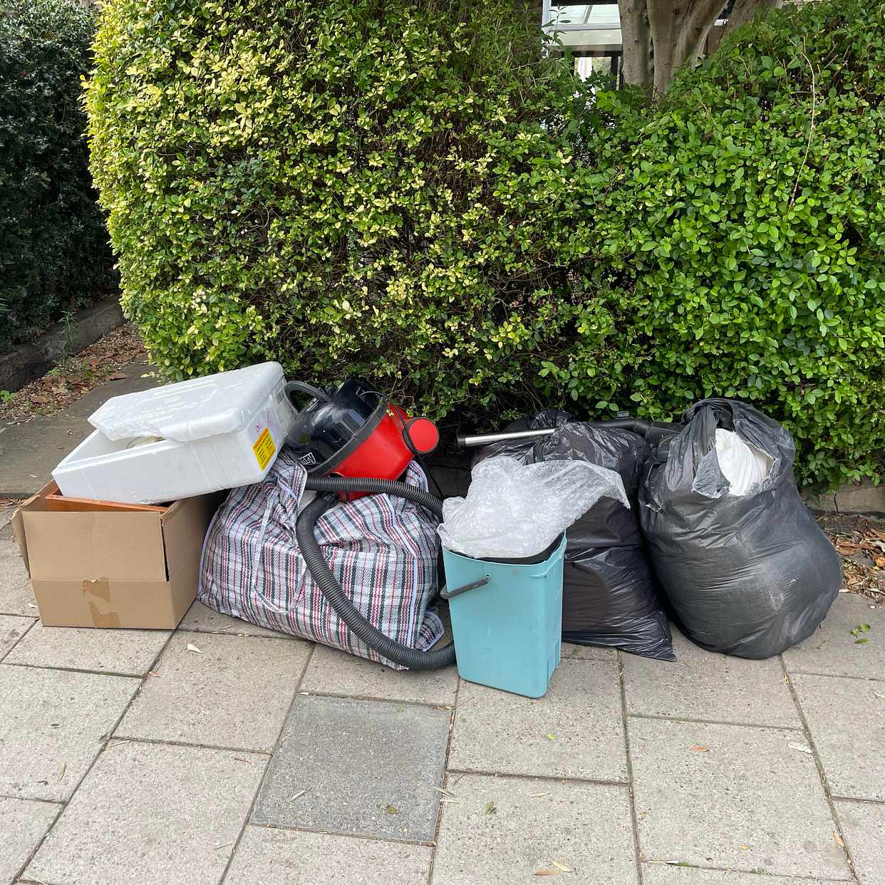 Mixed waste/recycling London Tiptapp