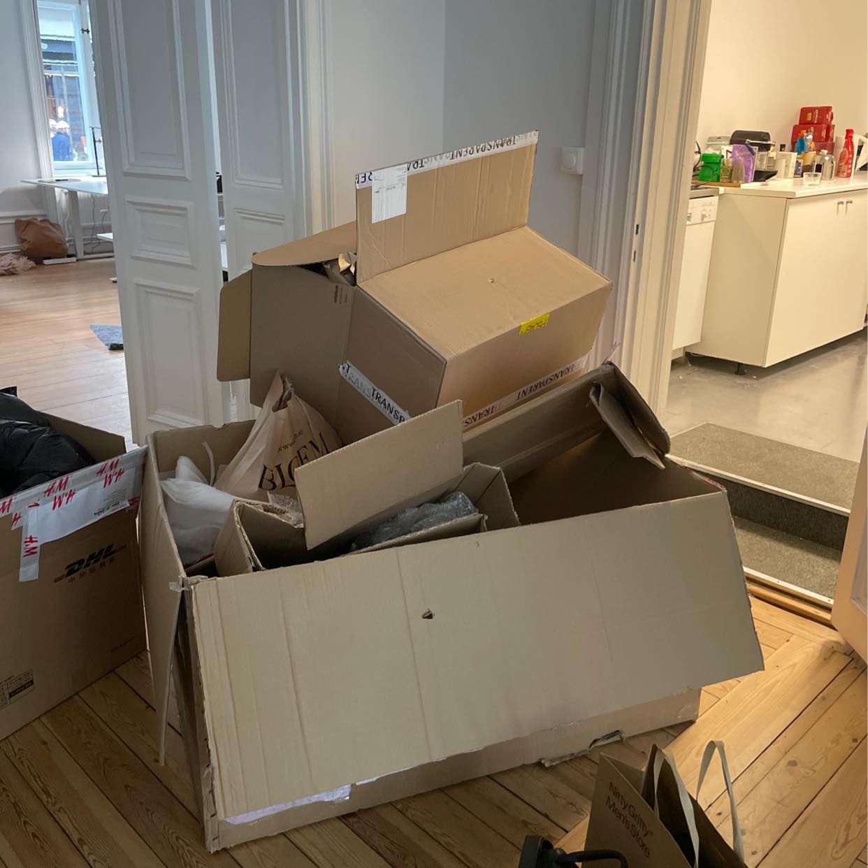 image of Kartonger och plast - Stockholms Stad