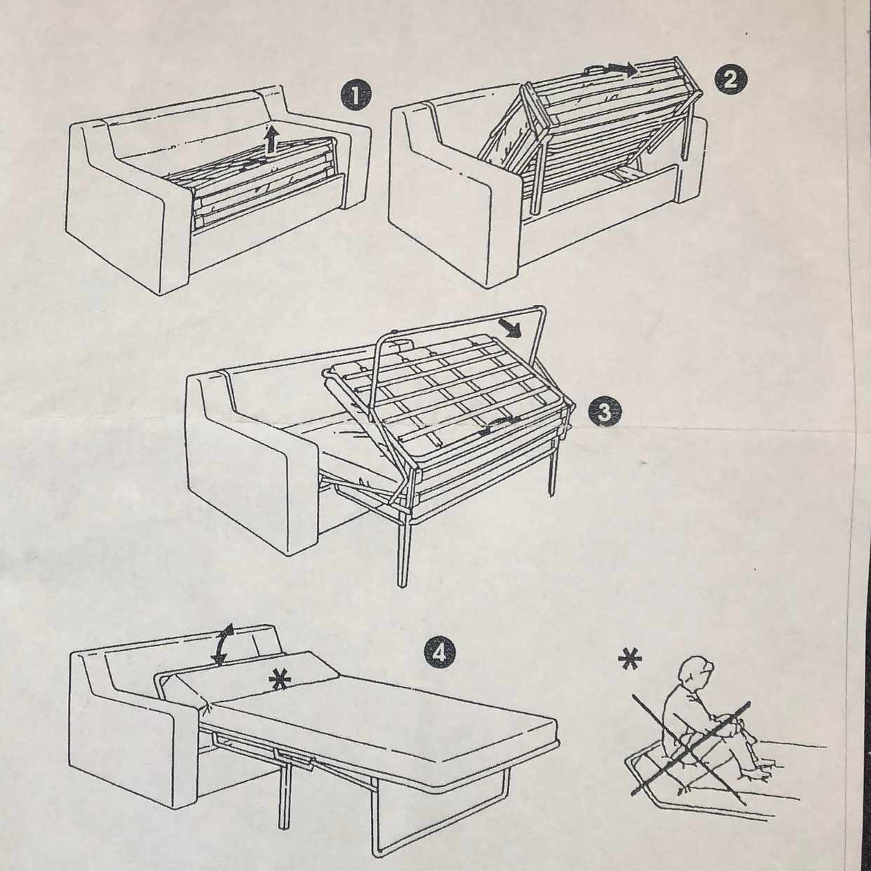 image of Leverans av bäddsoffa - 