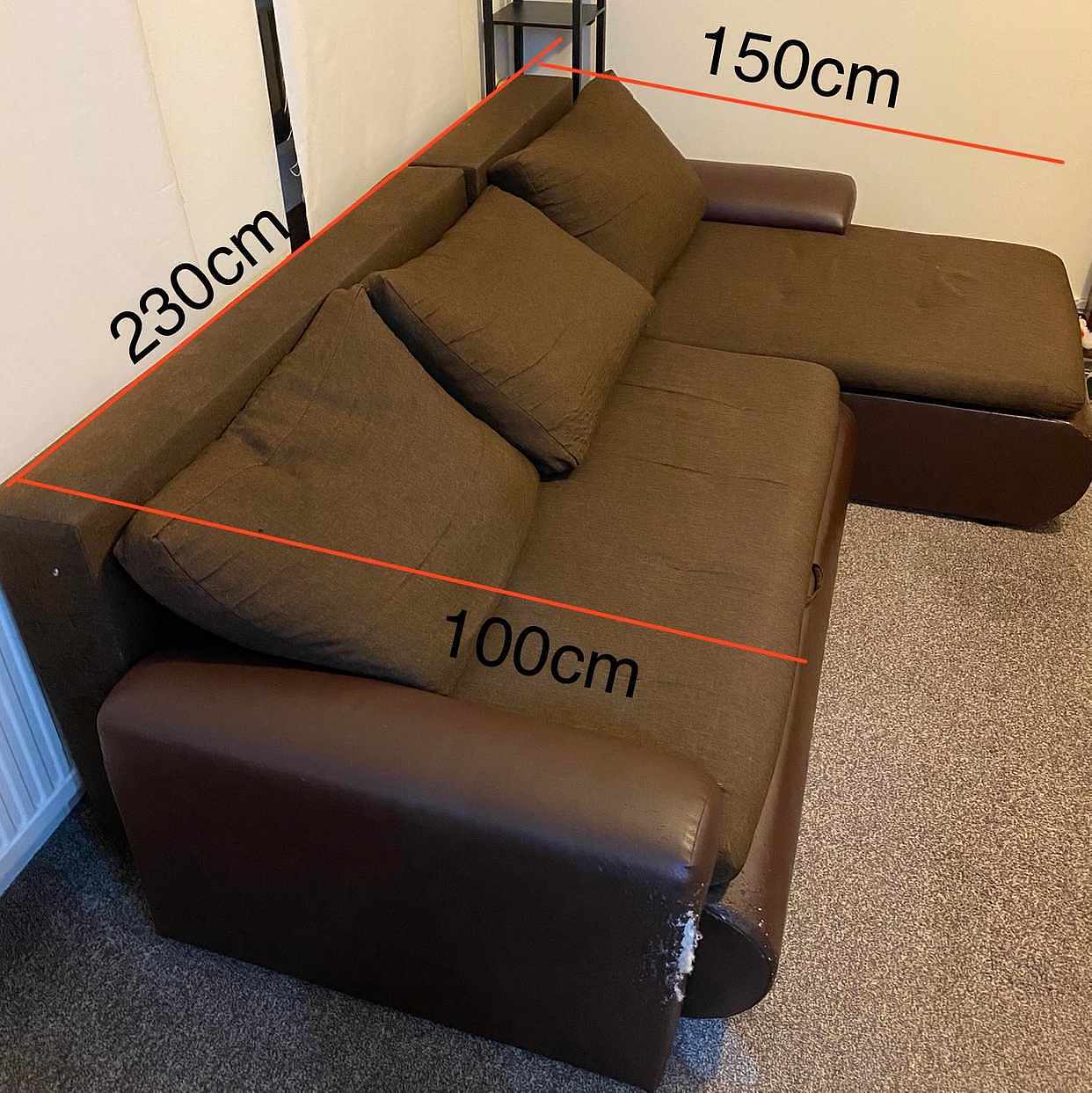 image of SOFA BED! FREE TO TAKE - 
