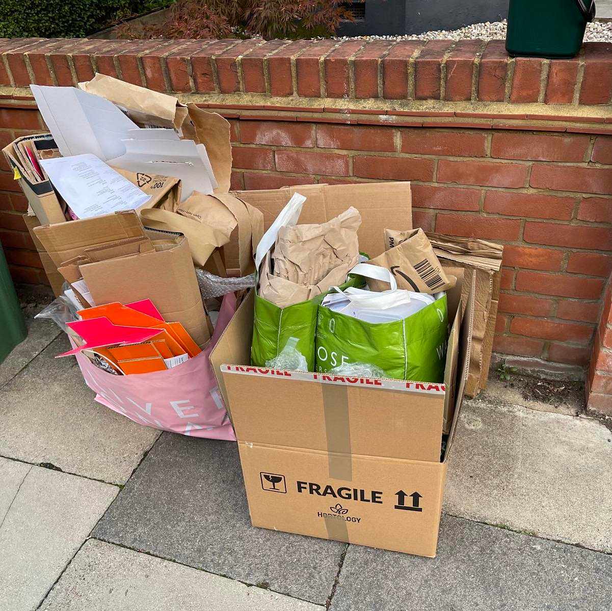 image of Cardboards and recyclable - London