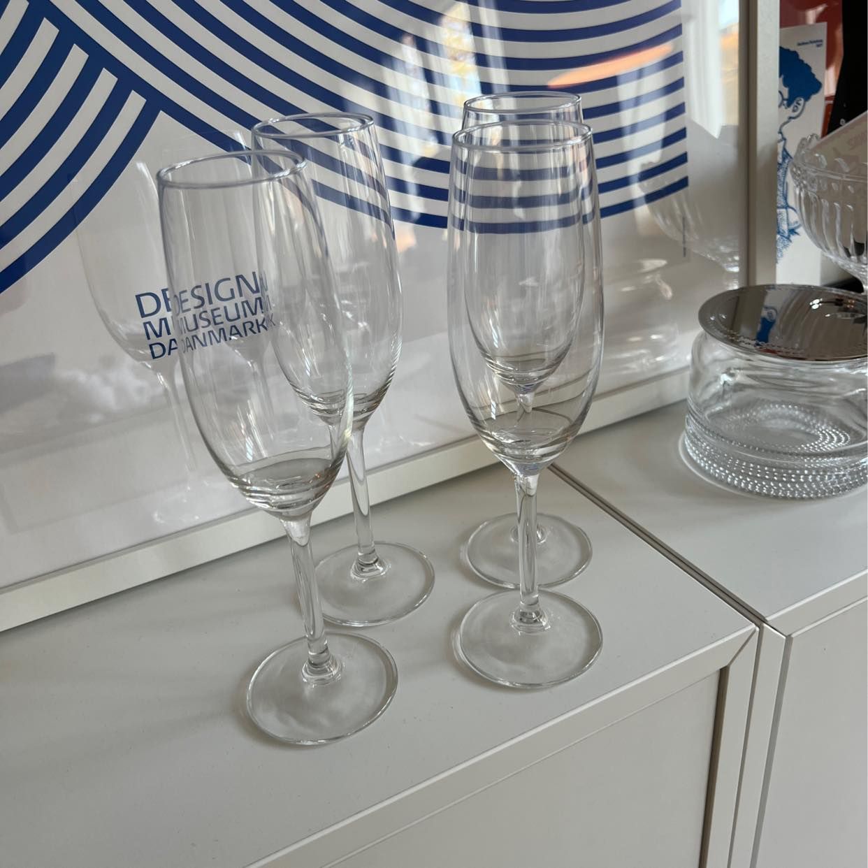 image of 4 st. champagneglas - Stockholms Stad