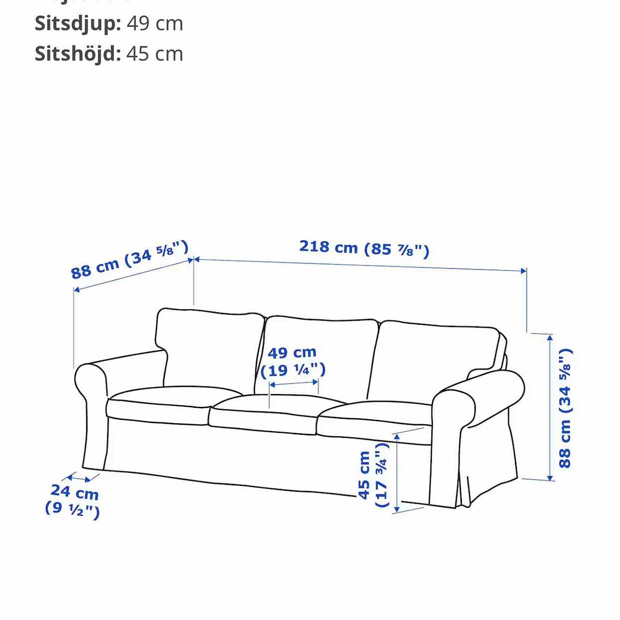 image of Ektorp soffa - Skultuna