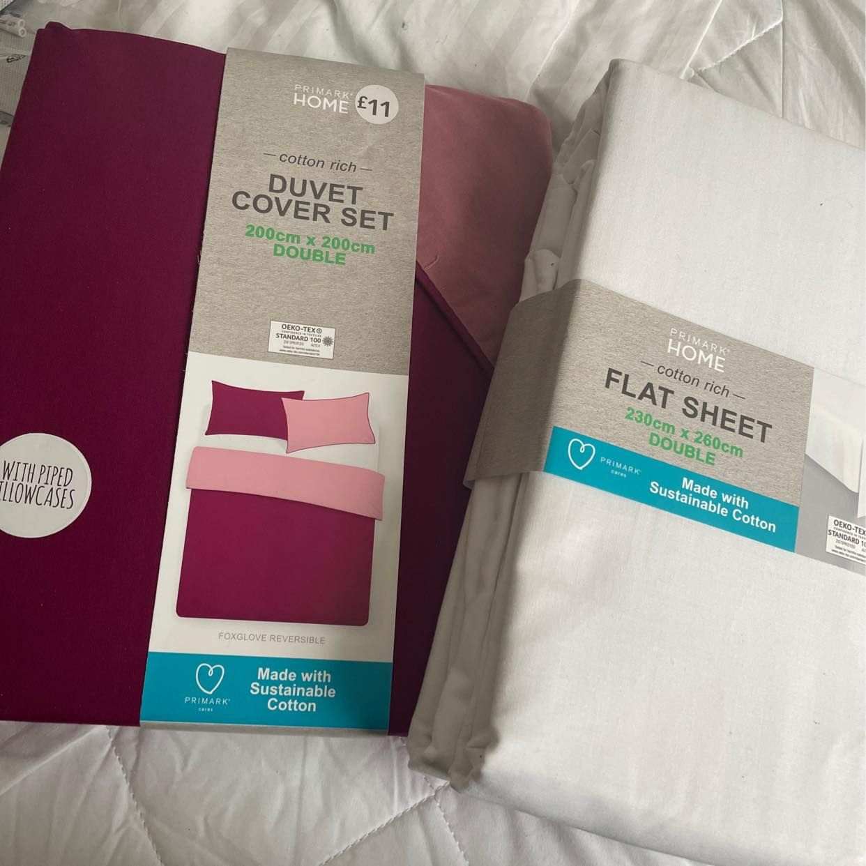 Double bedsheets (new) London Tiptapp