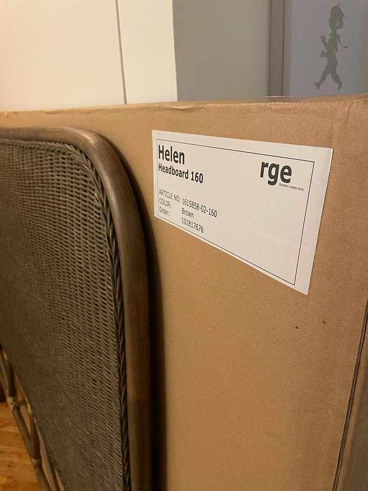 image of Ny sänggavel 160 cm rotti - 