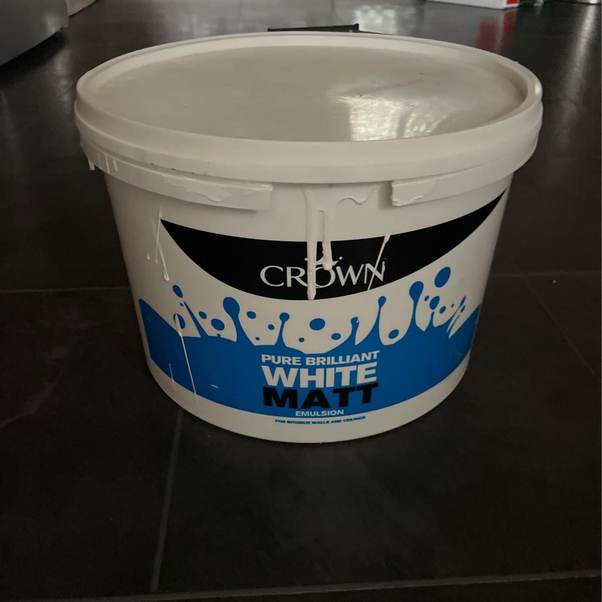 image of Half large white paint - London