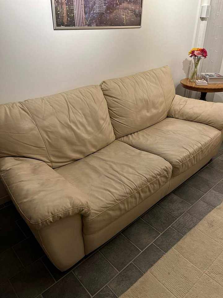 image of 3+2sits soffa bortskänkes - 