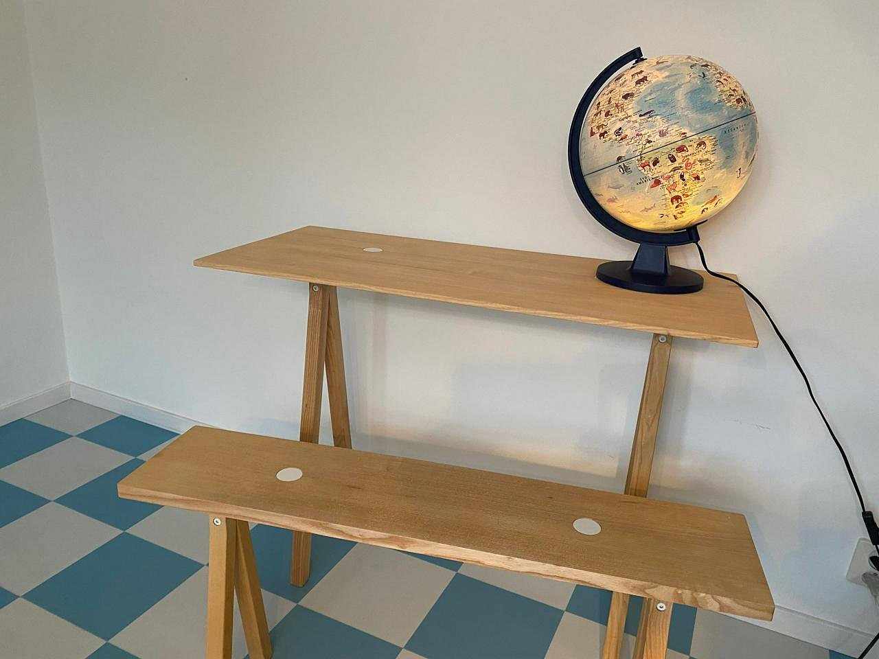 image of Bord och bänk - 