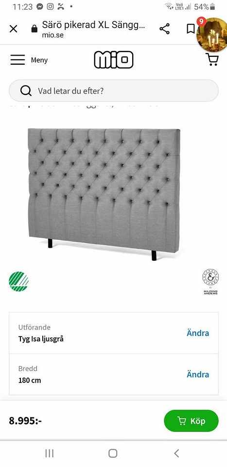 image of Sänggavel  - 