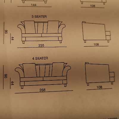 image of Sofa in two parts  - 