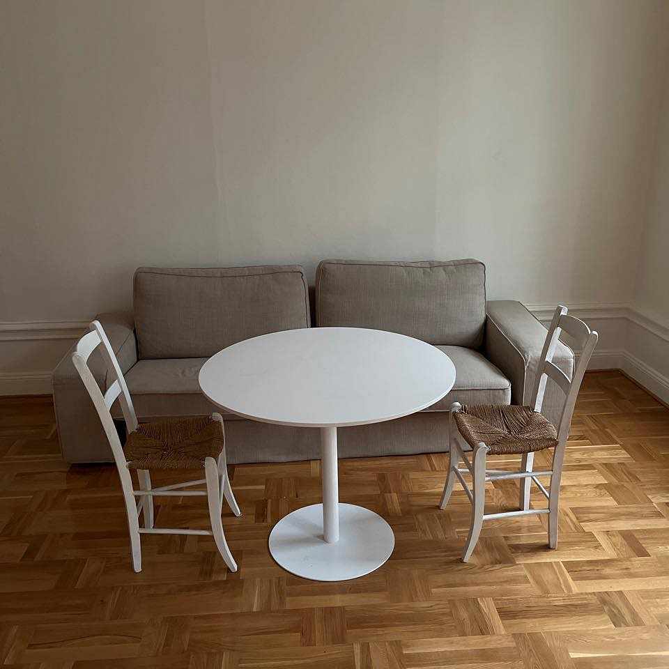 image of stone table + sofa - Stockholm