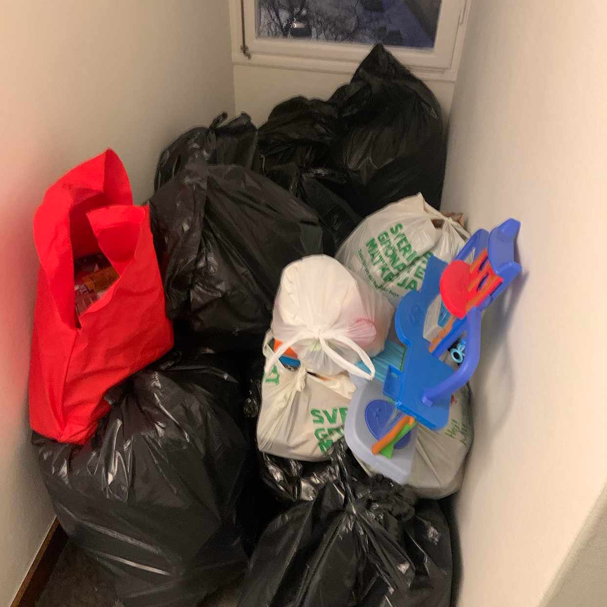 image of Removing of black bags - Stockholm