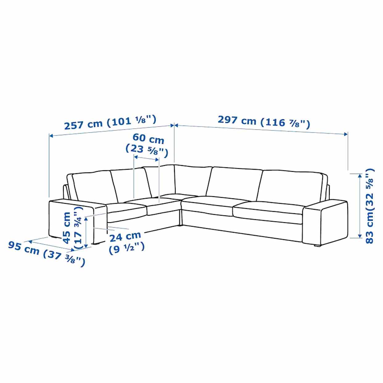 image of Ikea Kivik 5-sits soffa - Kungälv