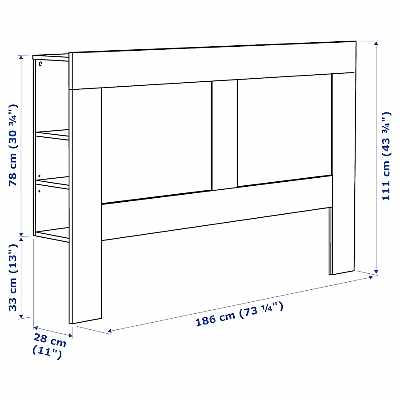 image of Sänggavel IKEA brimnes - 