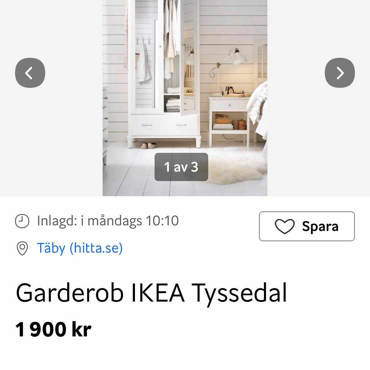 image of Hämta klädskåp - 