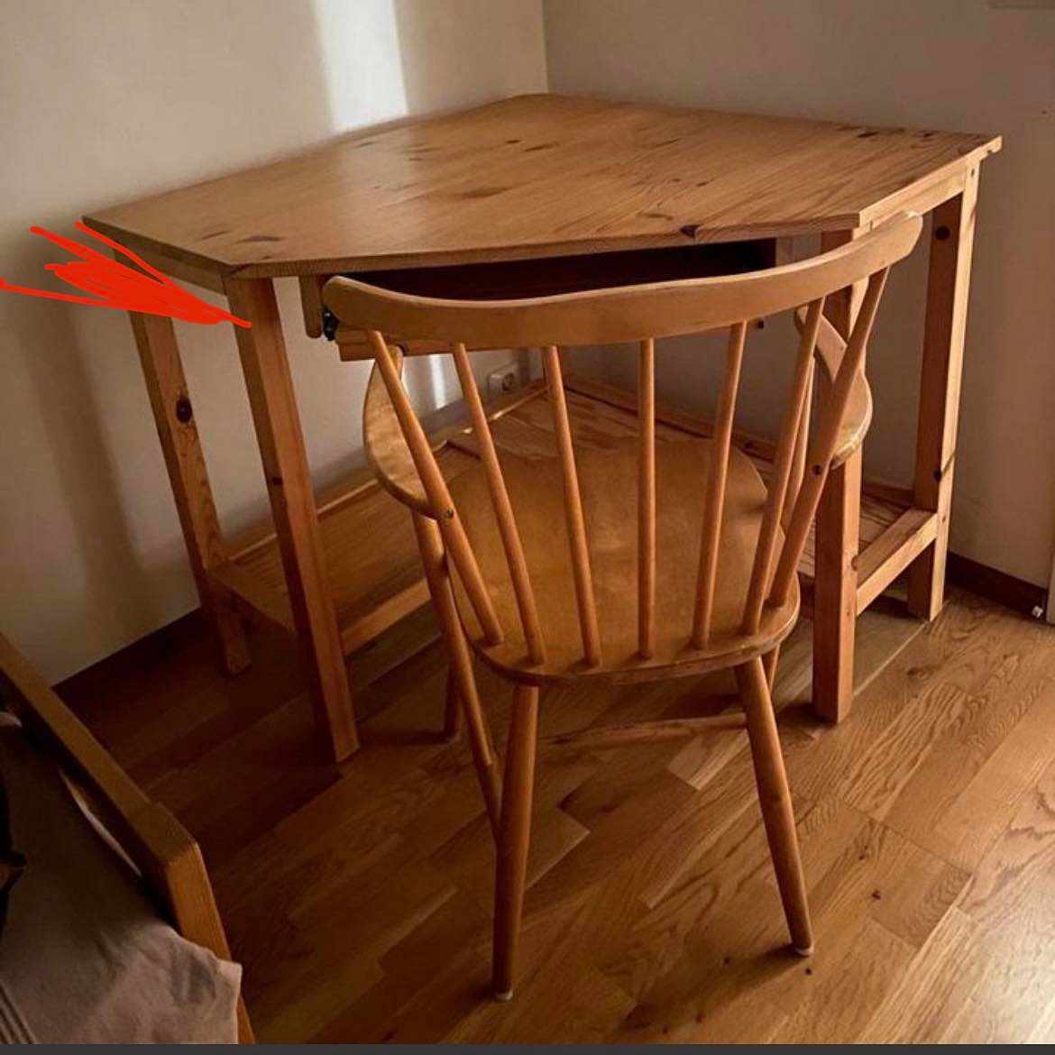 image of Hämta skrivbord och stol - 