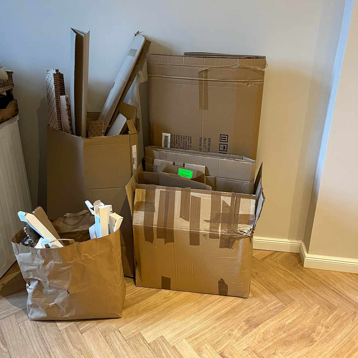 image of Cardboard waste - Berlin