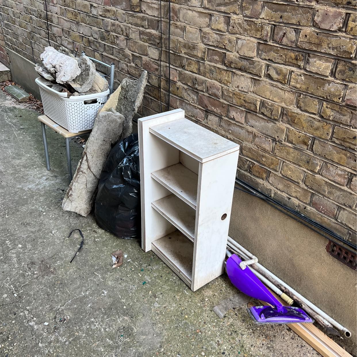 image of Rubbish to be collected - London