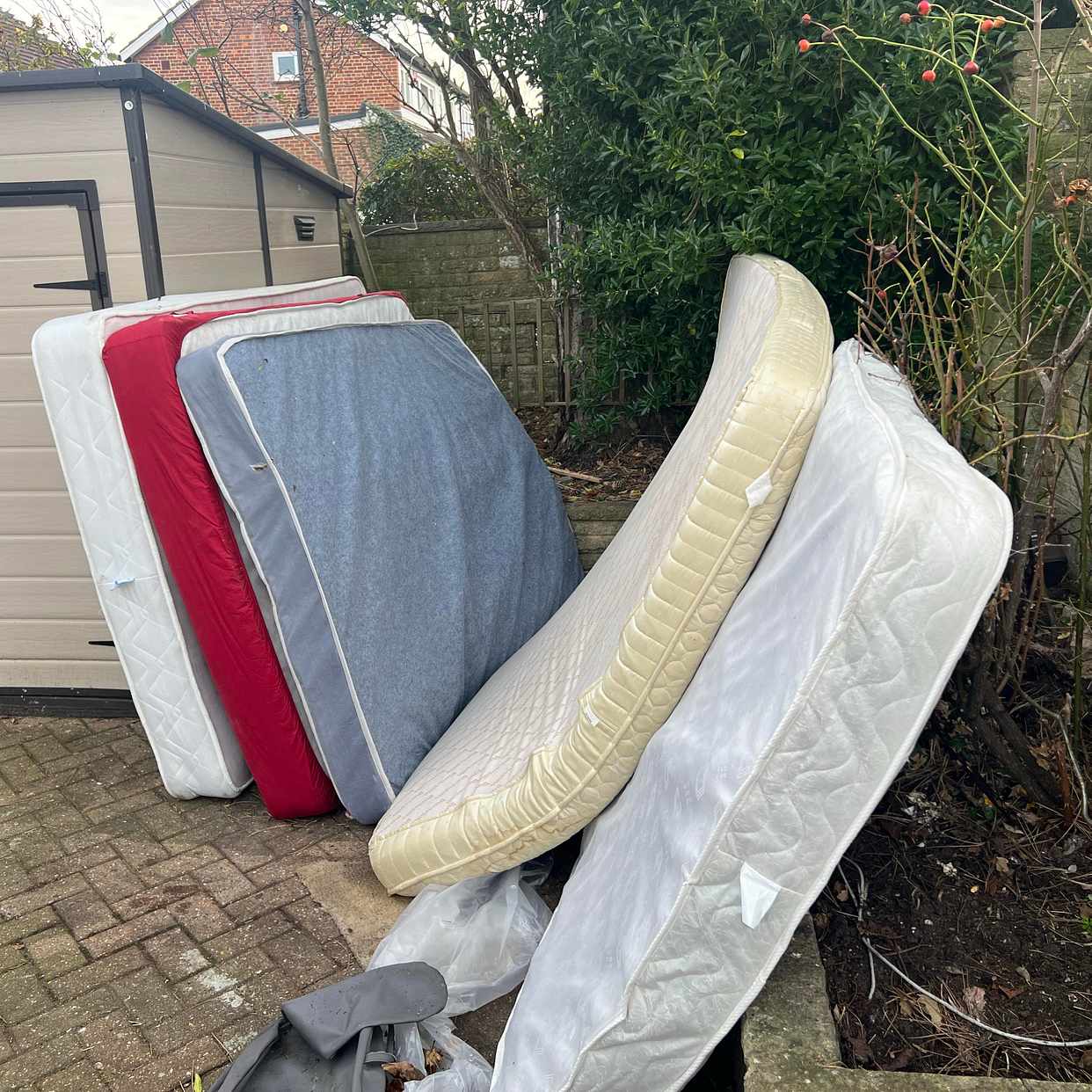 image of 5 double mattresses - Sutton