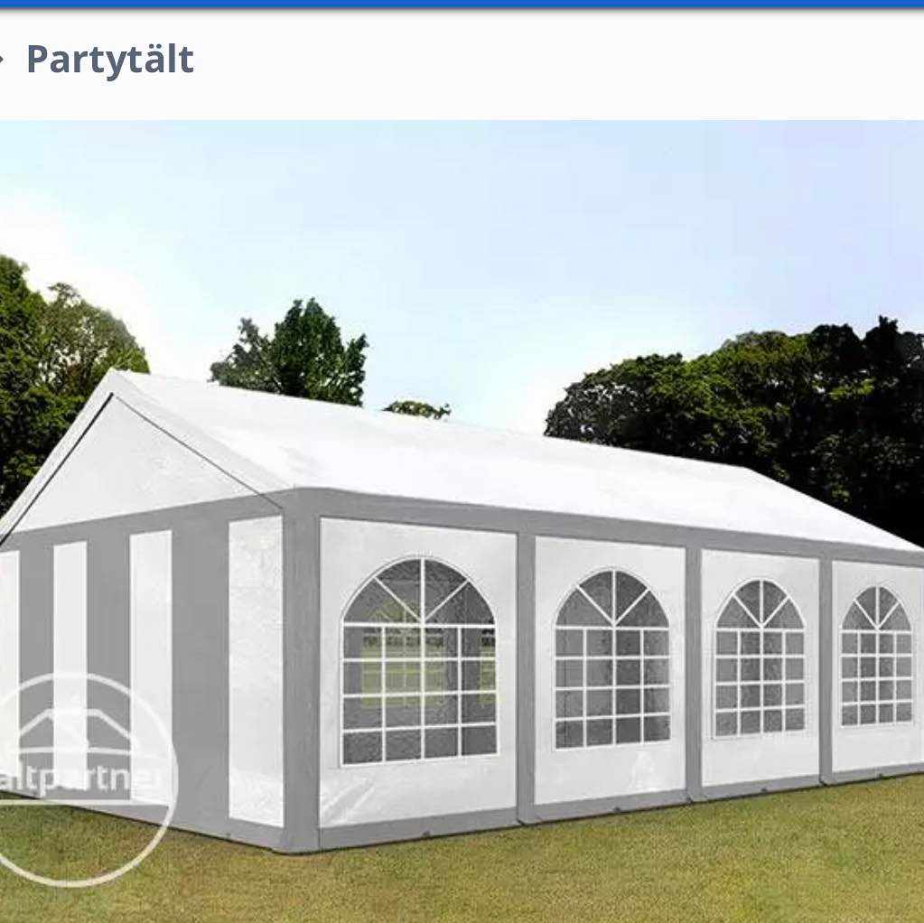image of Party tält 4x8 m ca - Sävedalen