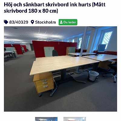 image of Hämta 180skrivbord+hurts - 