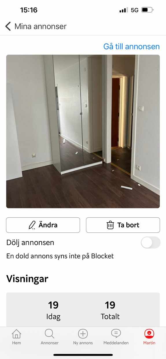 image of Garderober, 2 annonser - 