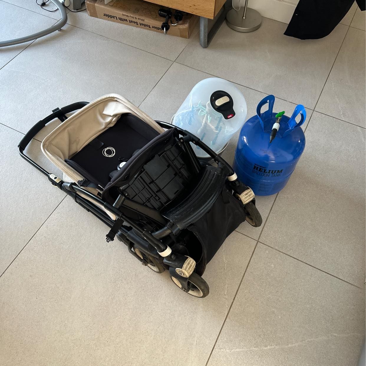 image of Pram, helium canister etc - Islington