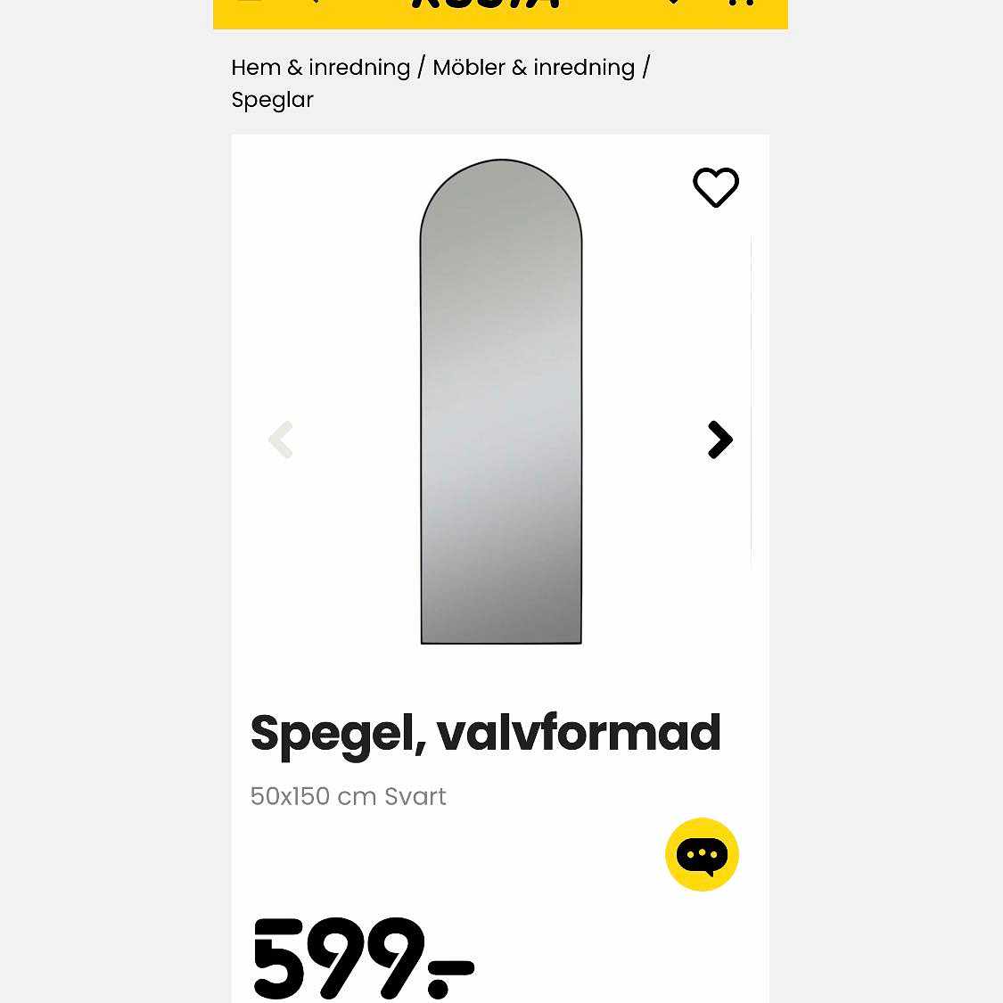 image of Köpa spegel från Rusta - 