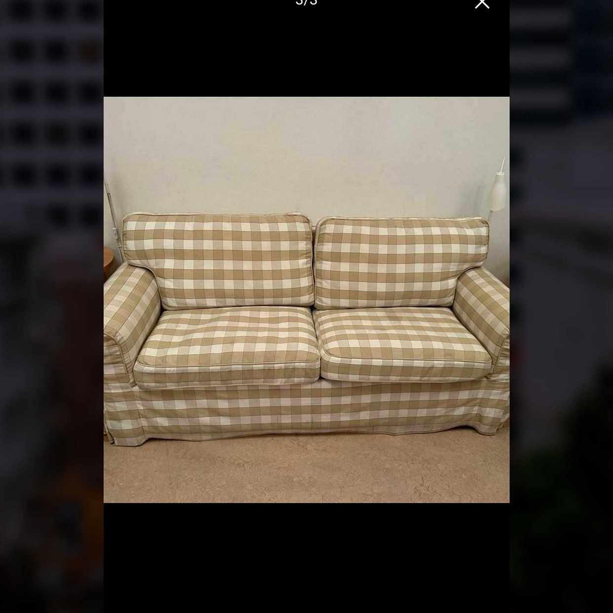 image of 3 sits Bäddsoffa - Täby