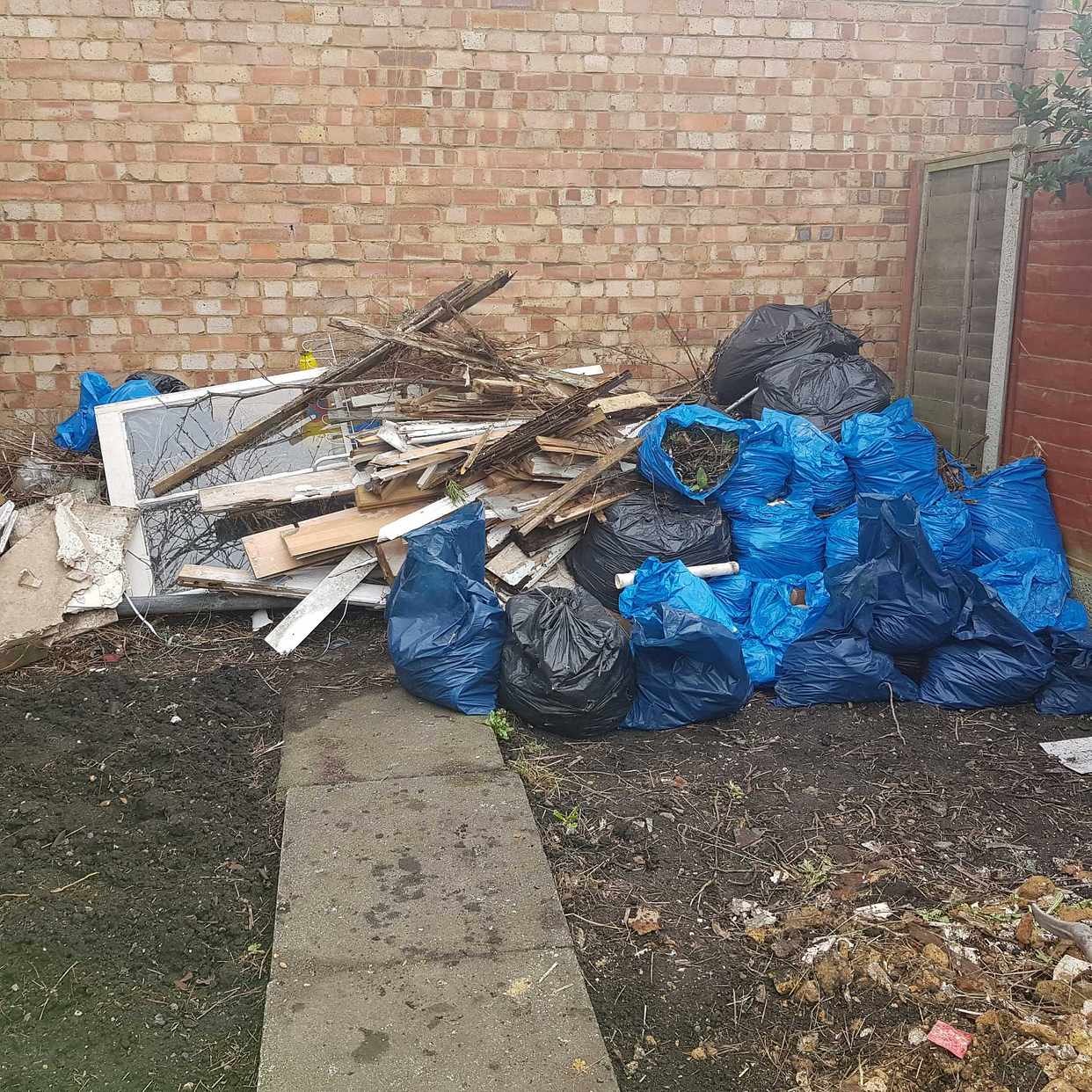 image of Back garden waste - Ilford