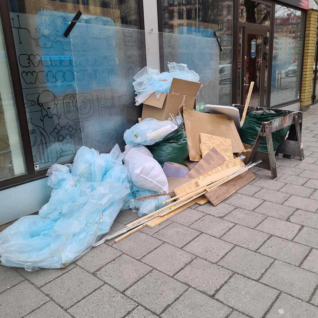 image of Brännbart, trä och metall - Göteborg