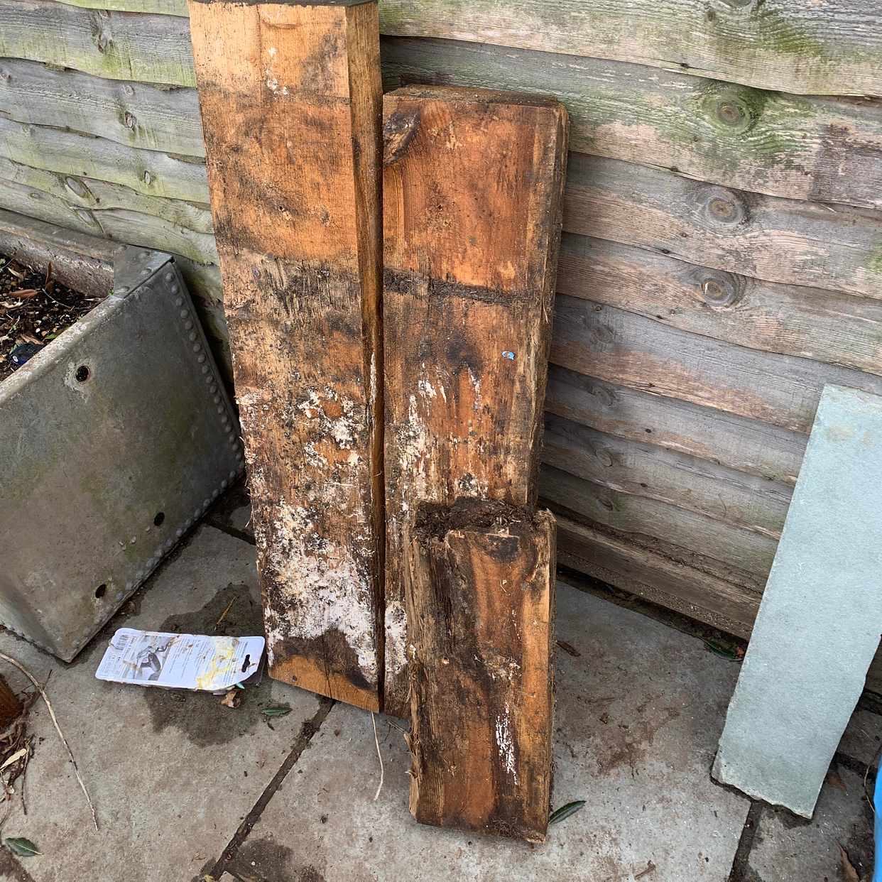 image of Old garden sleepers - London