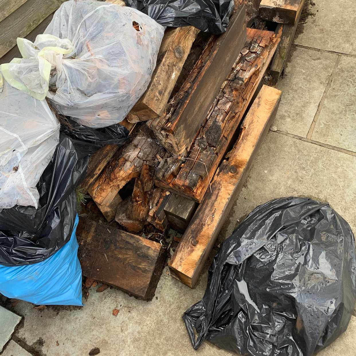 image of Old garden sleepers - London