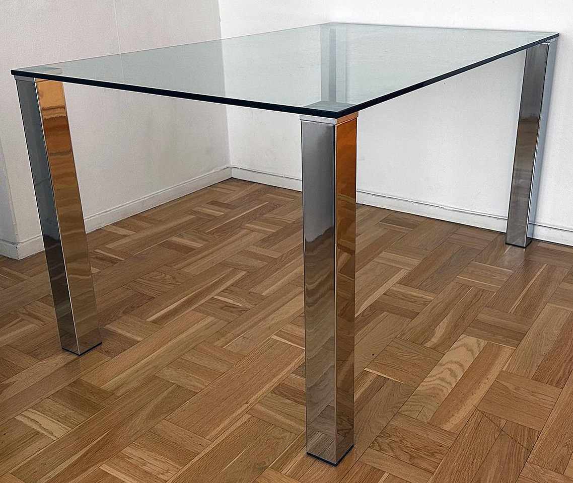 image of Matbord med glasskiva frå - 
