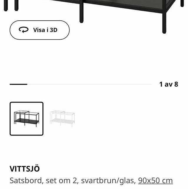 image of Ikea soffbord 90*50 - 
