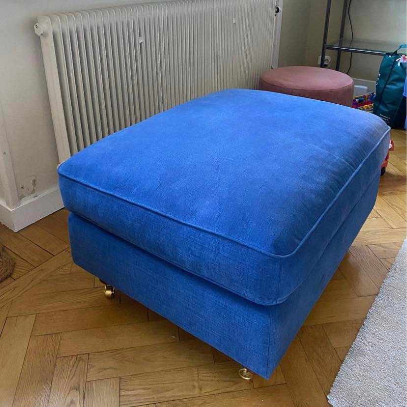 image of Sofa and footstool - 
