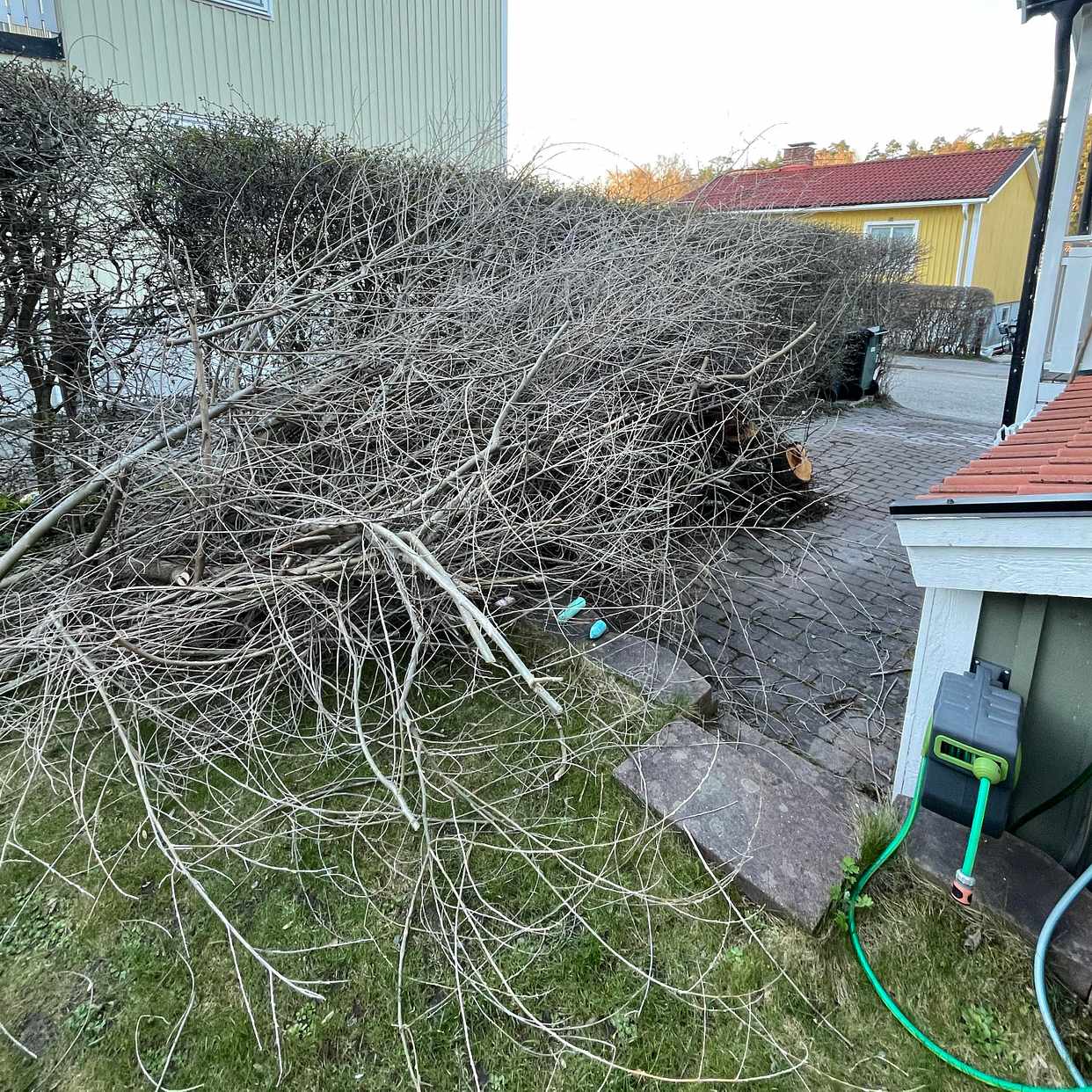 image of Big pile of branches - Bromma