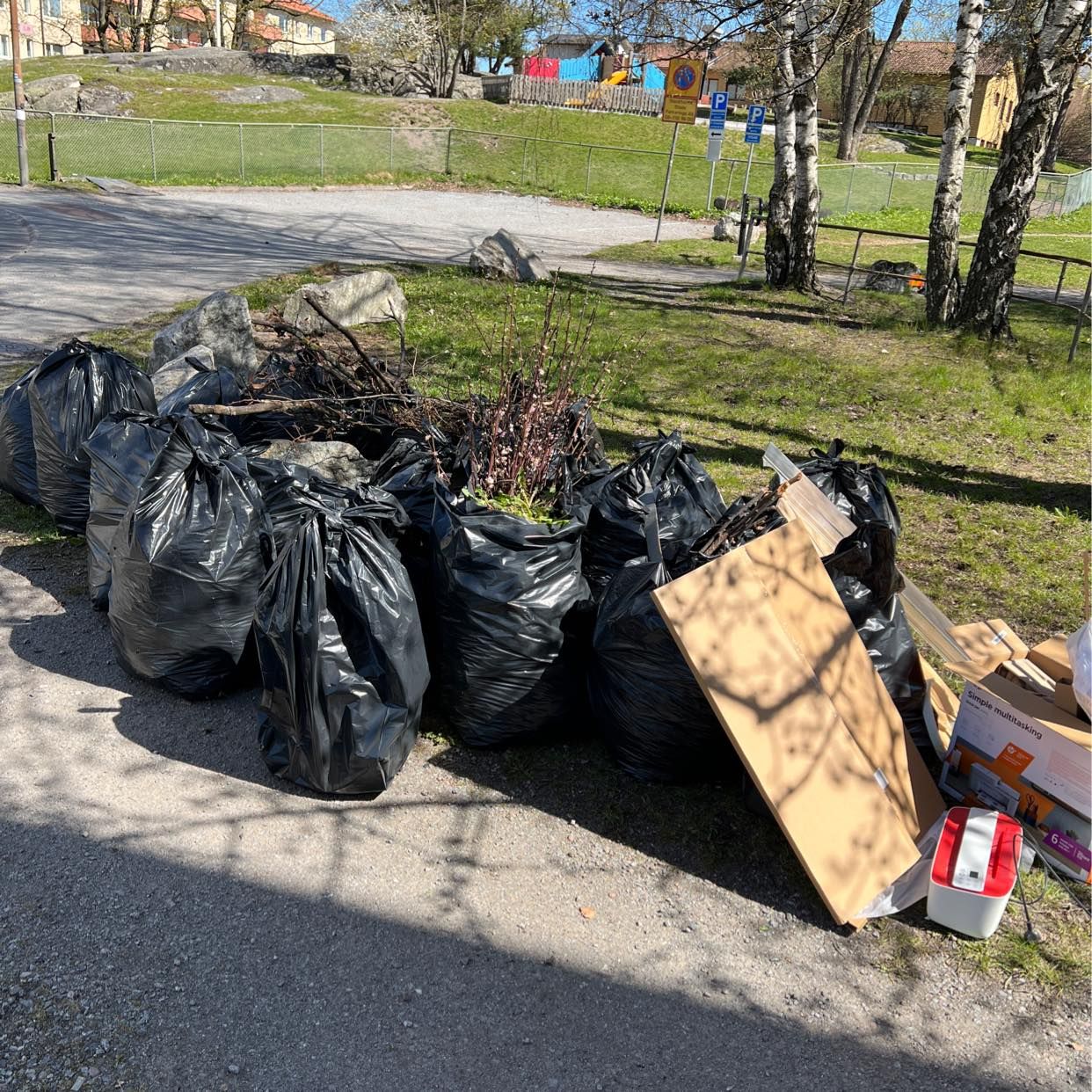 image of mest trädgårdsavfall - Enskede