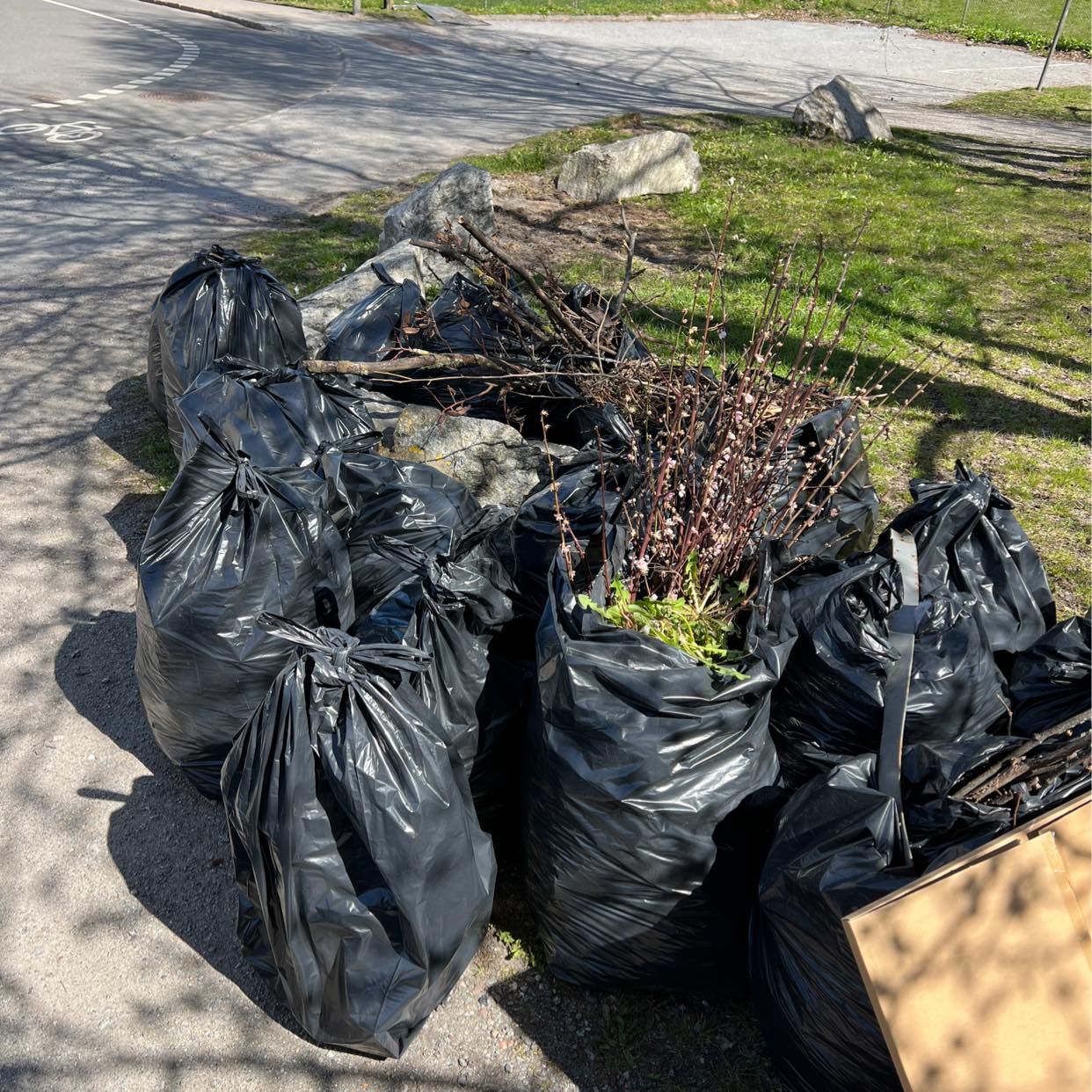 image of mest trädgårdsavfall - Enskede