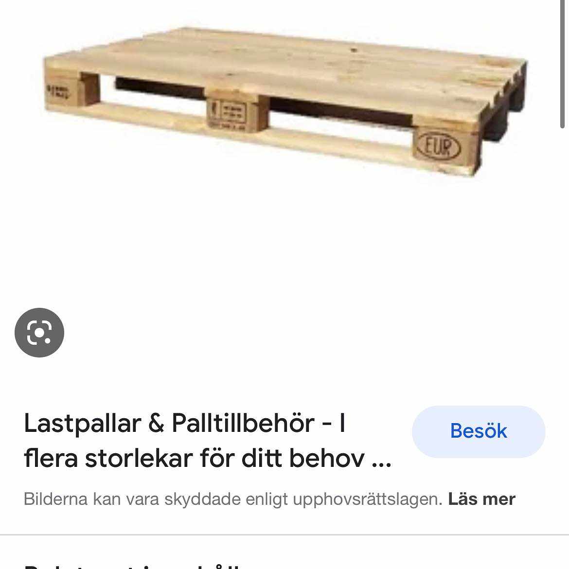 image of Transport av lastpall - Stockholm