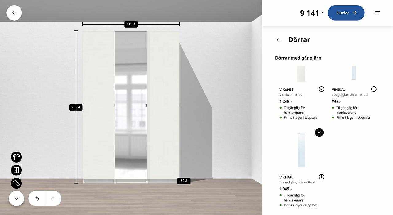 image of Garderob Pax 150x58x236 - 