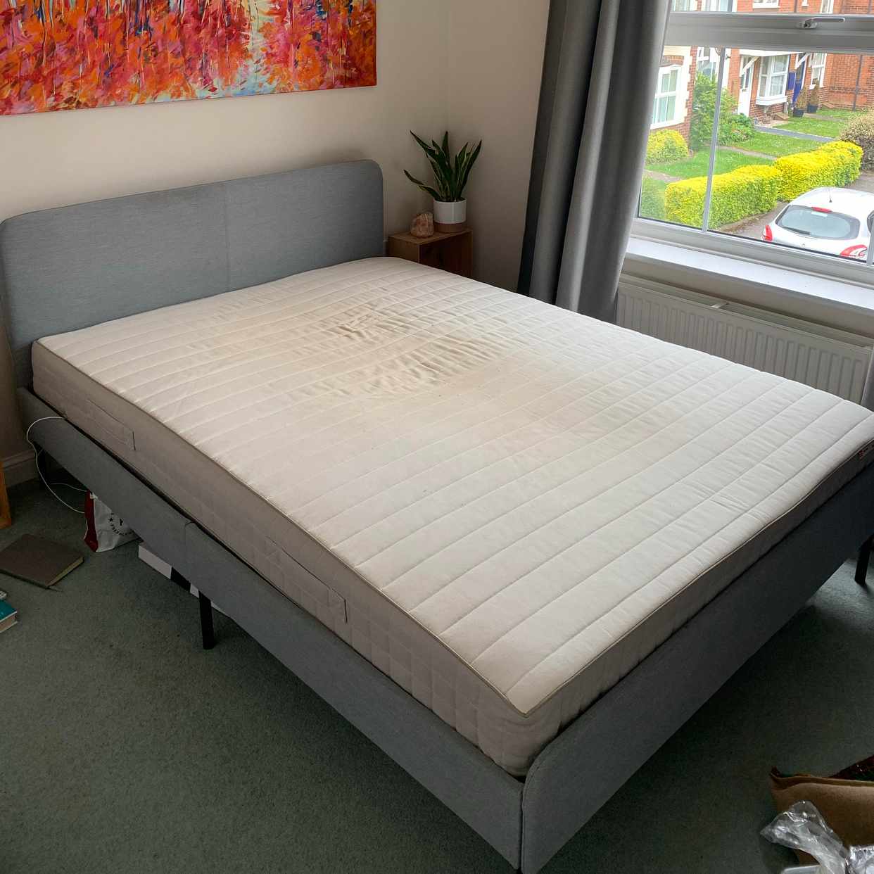 image of Free dbl bed + mattress - Romsey