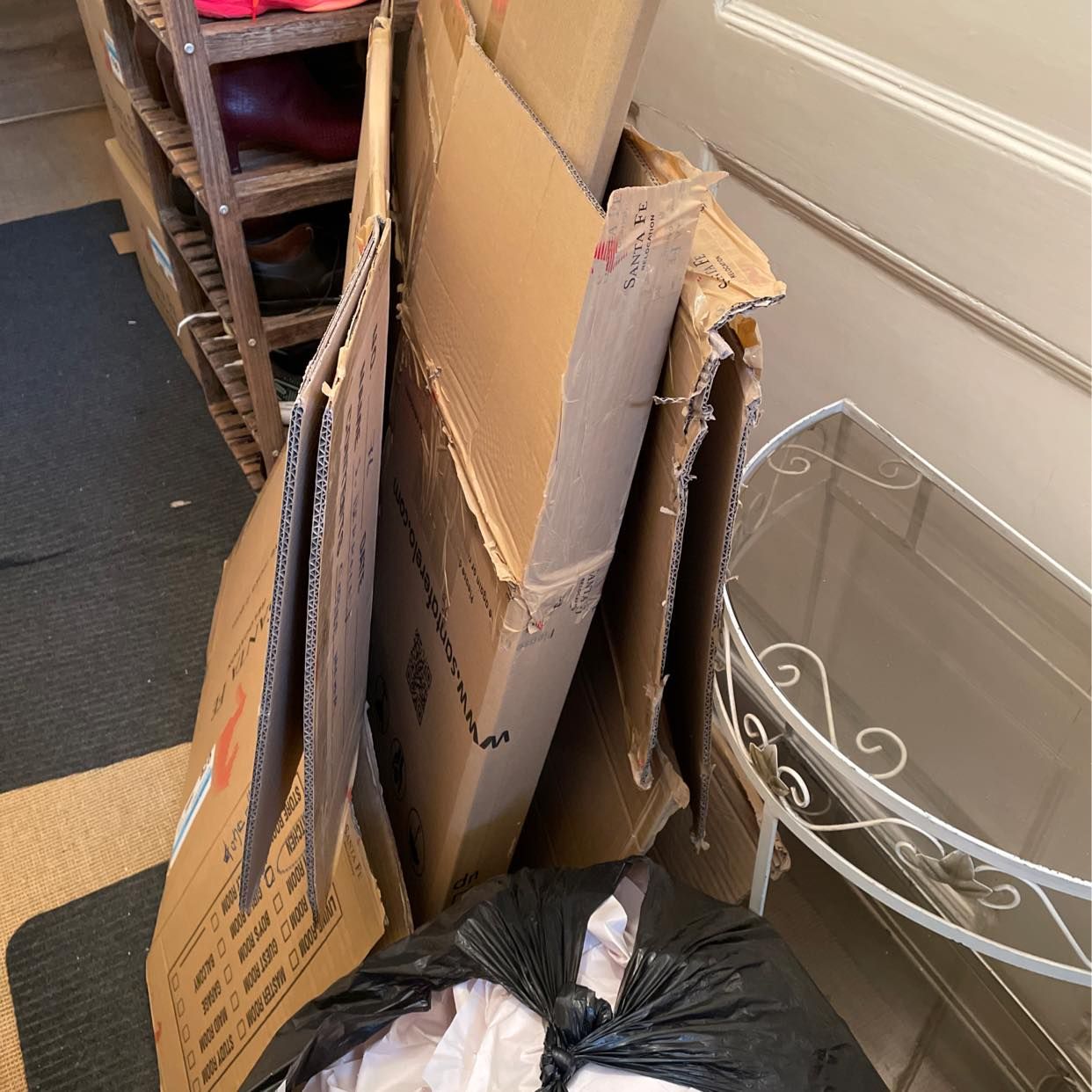 image of Boxes of packing material - Islington